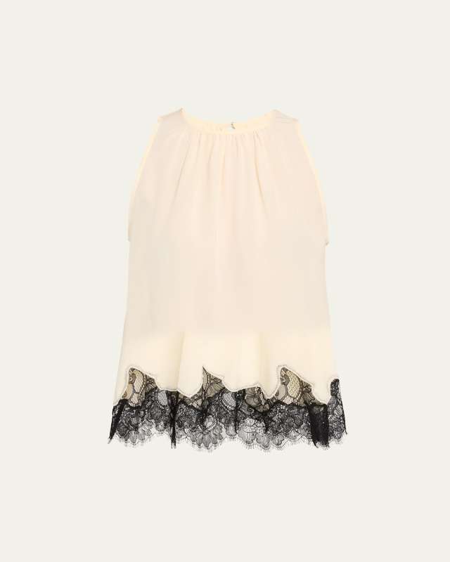Sierra Halter Lace Top